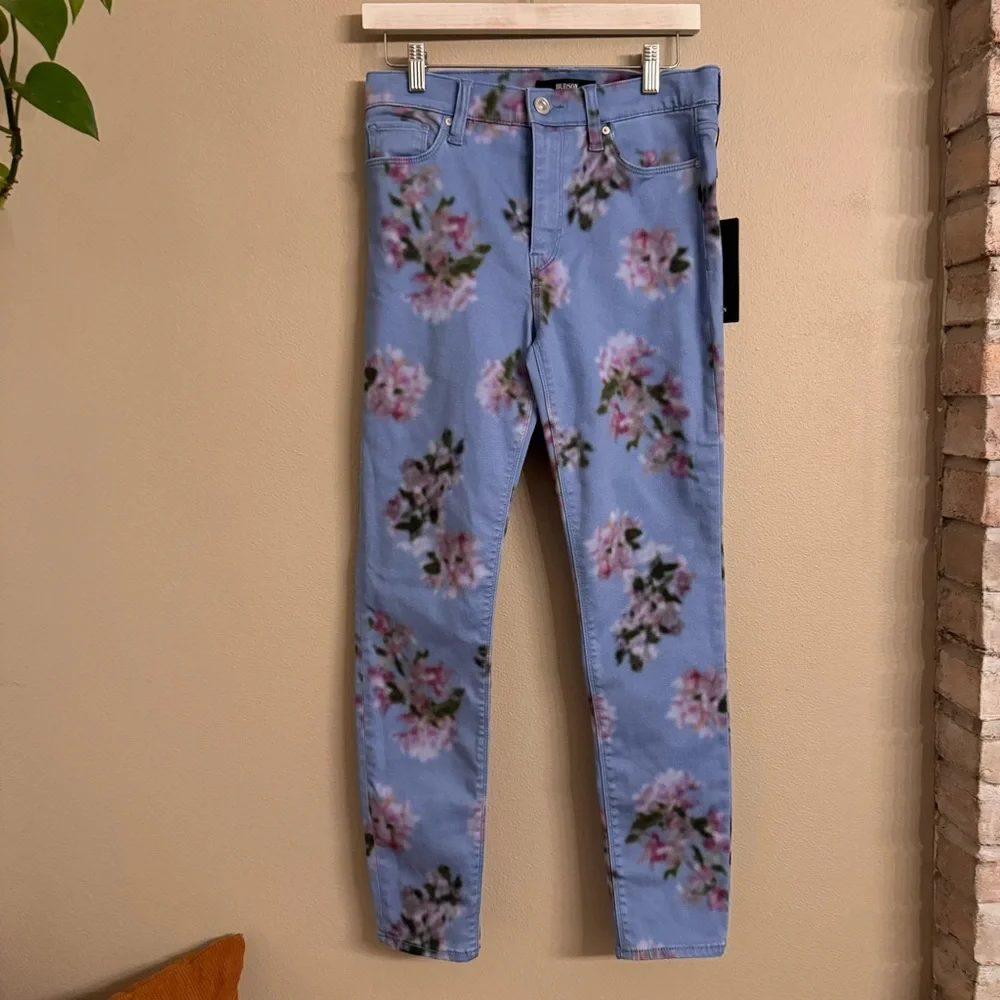 HUDSON Floral‎ Skinny Jeans - Picture 2 of 6